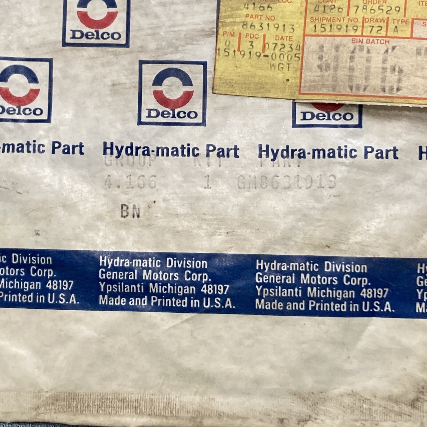 NEW ACDELCO/GM 8631913 SEALS KIT, LOW & REV CLUTCH (FREE OF ASBESTOS) GR 4.166