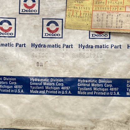 NEW ACDELCO/GM 8631913 SEALS KIT, LOW & REV CLUTCH (FREE OF ASBESTOS) GR 4.166