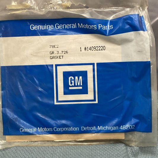 NEW GENUINE GM 14092220 GASKET, THROTTLE BODY/CARBURETOR GR 3.726
