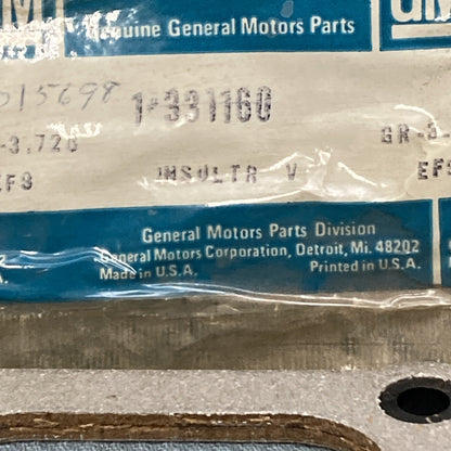 NEW GENUINE GM 331160 GASKET, CARBURETOR MOUNTING INSULATOR GR 3.726