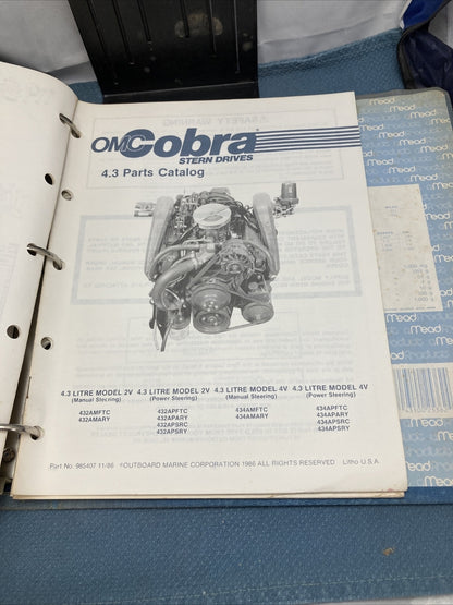OMC COBRA 984116R, 984417-984418, 984420-984423, 985405-985410 PARTS CATALOGS