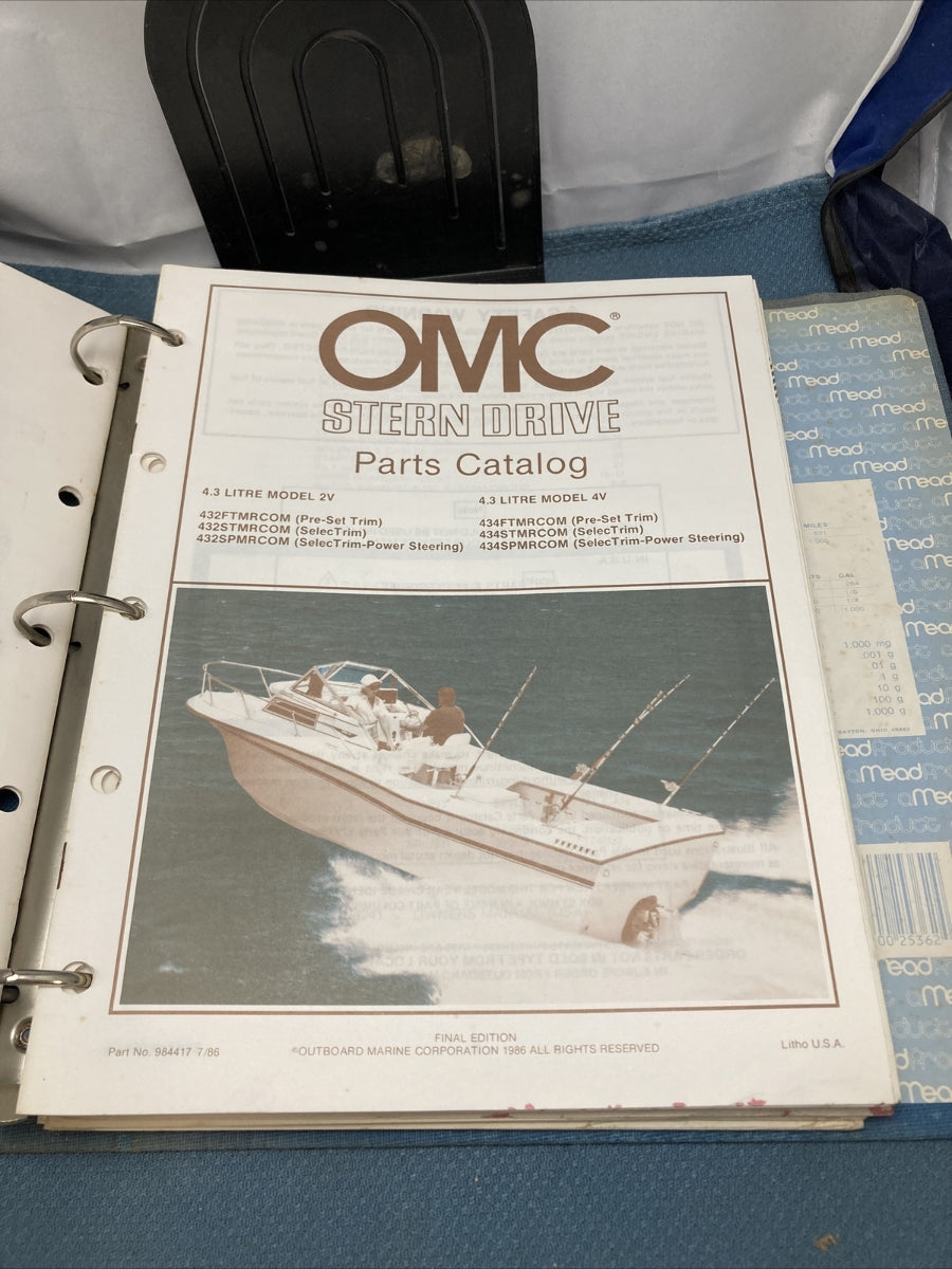 OMC COBRA 984116R, 984417-984418, 984420-984423, 985405-985410 PARTS CATALOGS