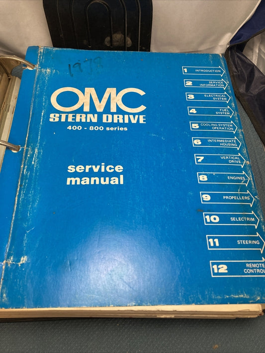 OMC COBRA SDL-1091, SDL-1001, 982249-982252 STERN DRIVES PARTS CATALOGS/MANUALS