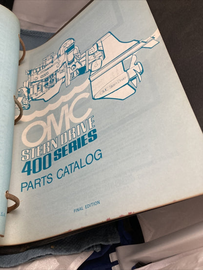 OMC COBRA SDL-1091, SDL-1001, 982249-982252 STERN DRIVES PARTS CATALOGS/MANUALS