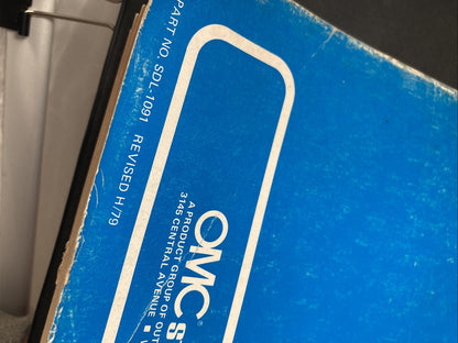 OMC COBRA SDL-1091, SDL-1001, 982249-982252 STERN DRIVES PARTS CATALOGS/MANUALS