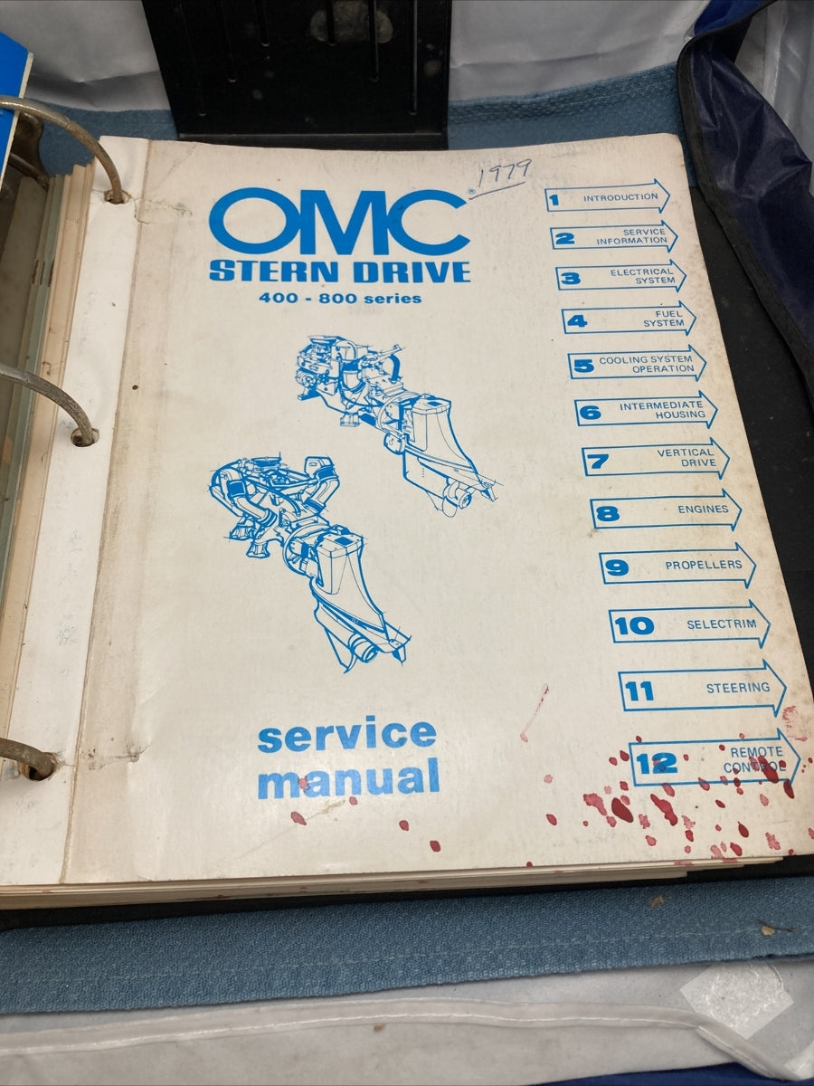 OMC COBRA SDL-1091, SDL-1001, 982249-982252 STERN DRIVES PARTS CATALOGS/MANUALS