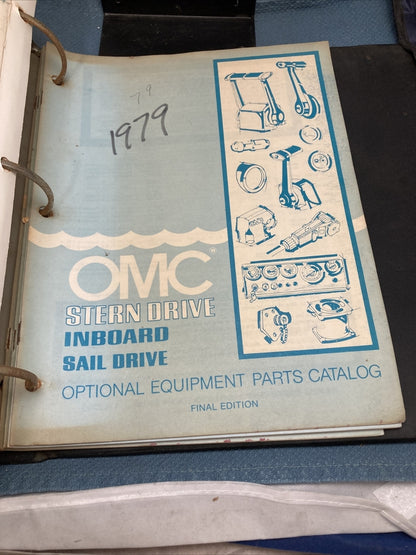 OMC COBRA SDL-1091, SDL-1001, 982249-982252 STERN DRIVES PARTS CATALOGS/MANUALS