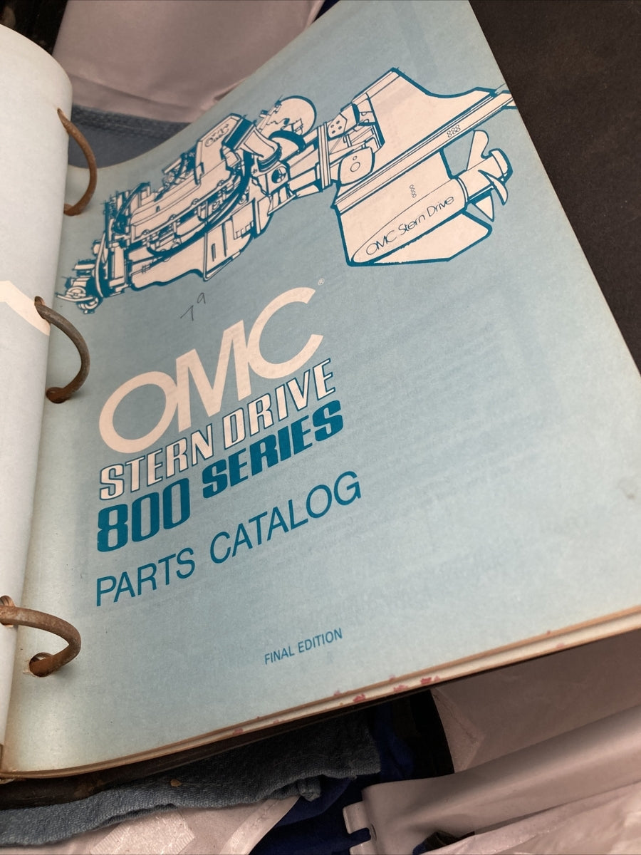 OMC COBRA SDL-1091, SDL-1001, 982249-982252 STERN DRIVES PARTS CATALOGS/MANUALS