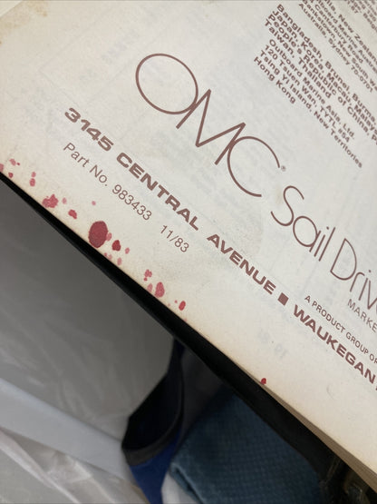 OMC 983052, 983309, 983413, 983414, 983415, 983433, 983673 CATALOGS/MANUALS