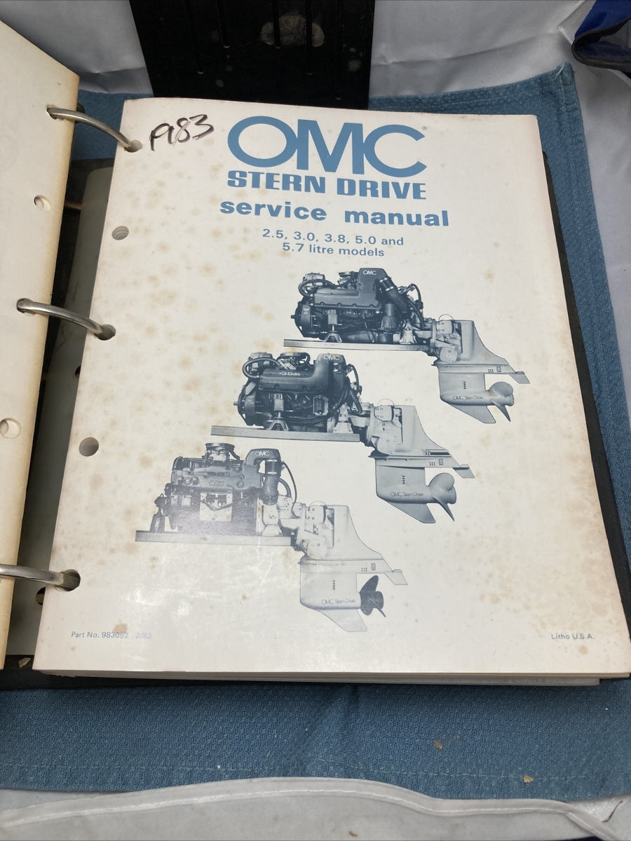 OMC 983052, 983309, 983413, 983414, 983415, 983433, 983673 CATALOGS/MANUALS