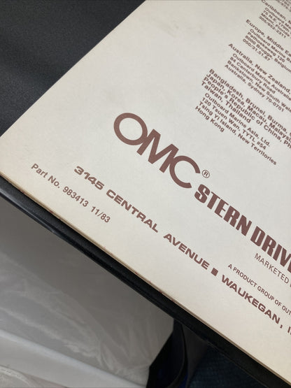 OMC 983052, 983309, 983413, 983414, 983415, 983433, 983673 CATALOGS/MANUALS