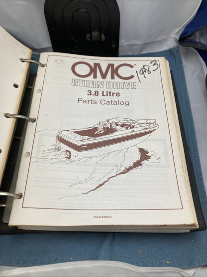 OMC 983052, 983309, 983413, 983414, 983415, 983433, 983673 CATALOGS/MANUALS