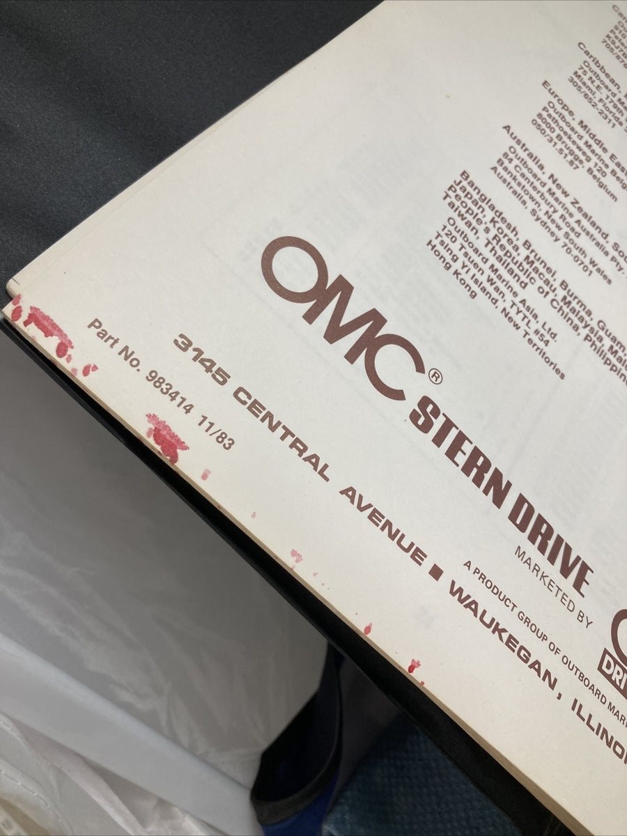 OMC 983052, 983309, 983413, 983414, 983415, 983433, 983673 CATALOGS/MANUALS