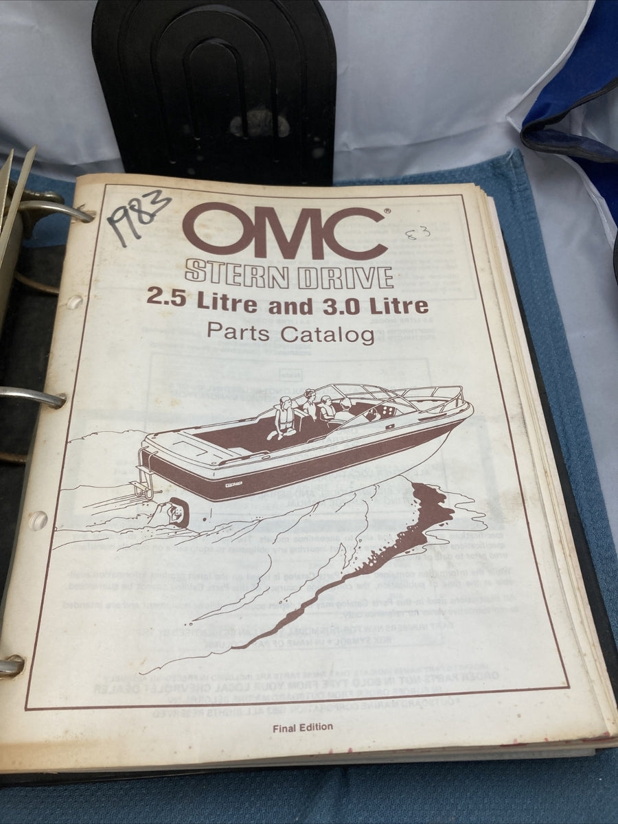 OMC 983052, 983309, 983413, 983414, 983415, 983433, 983673 CATALOGS/MANUALS