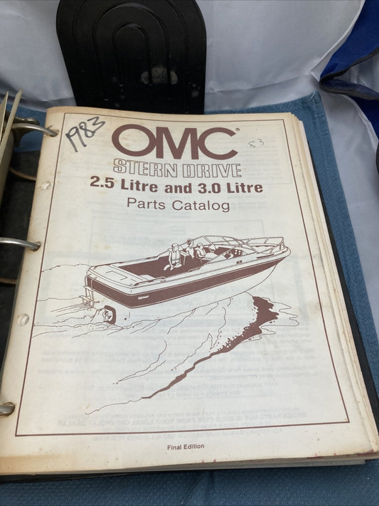 OMC 983052, 983309, 983413, 983414, 983415, 983433, 983673 CATALOGS/MANUALS