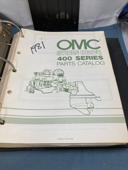OMC 982534-982884, 982839, 982937-982939, 983167-983441 CATALOGS/MANUAL