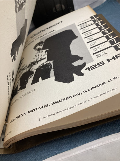 JOHNSON OUTBOARDS JM-7101 - JM-7107, JM-7109 - JM-7111 SERVICE MANUALS