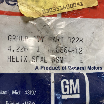 NEW GENUINE GM 8664812 HELIX Seal Assembly, Torque Converter