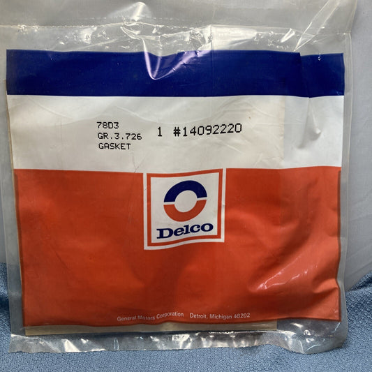 NEW ACDELCO 14092220 Mounting Gasket GM