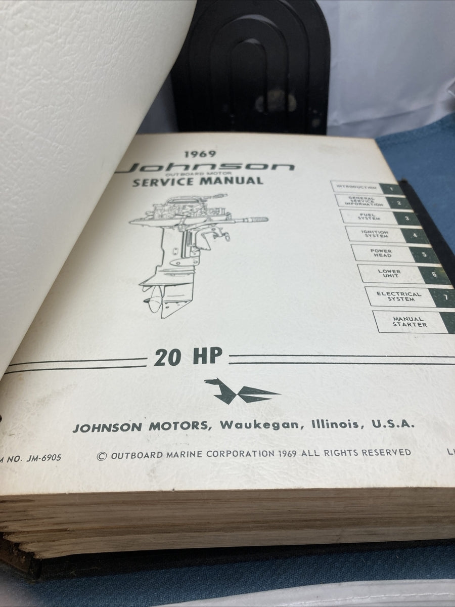 JOHNSON OUTBOARDS JS-4340, JM-6901 - JM-6911 SERVICE MANUALS