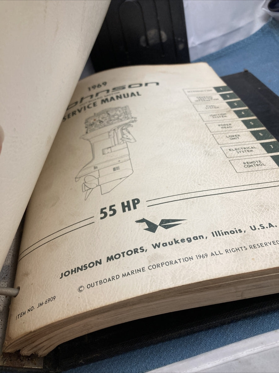 JOHNSON OUTBOARDS JS-4340, JM-6901 - JM-6911 SERVICE MANUALS