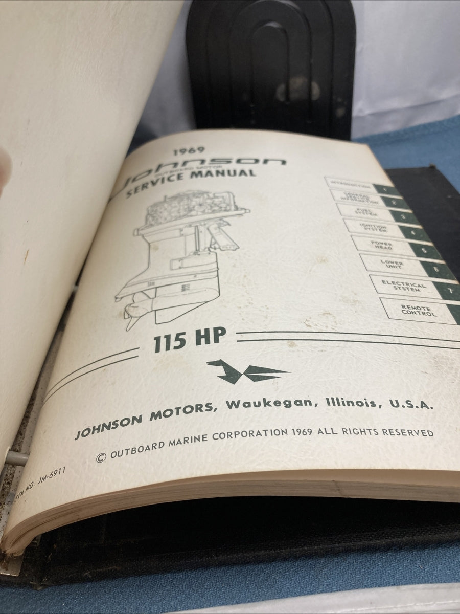JOHNSON OUTBOARDS JS-4340, JM-6901 - JM-6911 SERVICE MANUALS