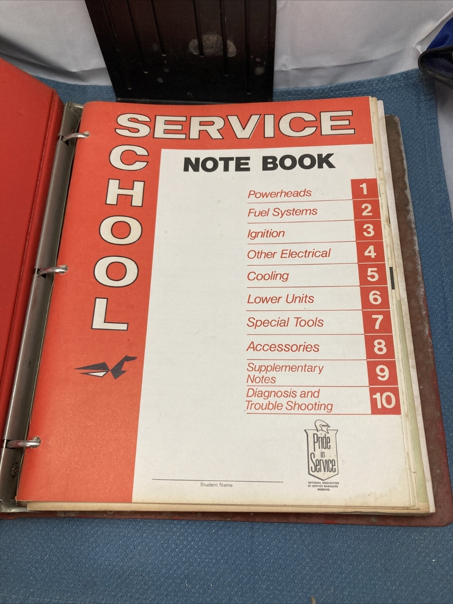 JOHNSON OUTBOARDS TRAINING CENTER SERVICE TECHNICIAN HANDBOOK