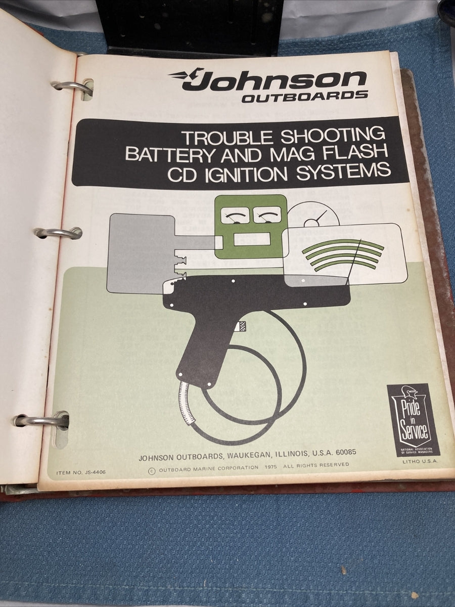 JOHNSON OUTBOARDS TRAINING CENTER SERVICE TECHNICIAN HANDBOOK