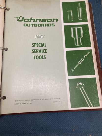 JOHNSON OUTBOARDS TRAINING CENTER SERVICE TECHNICIAN HANDBOOK