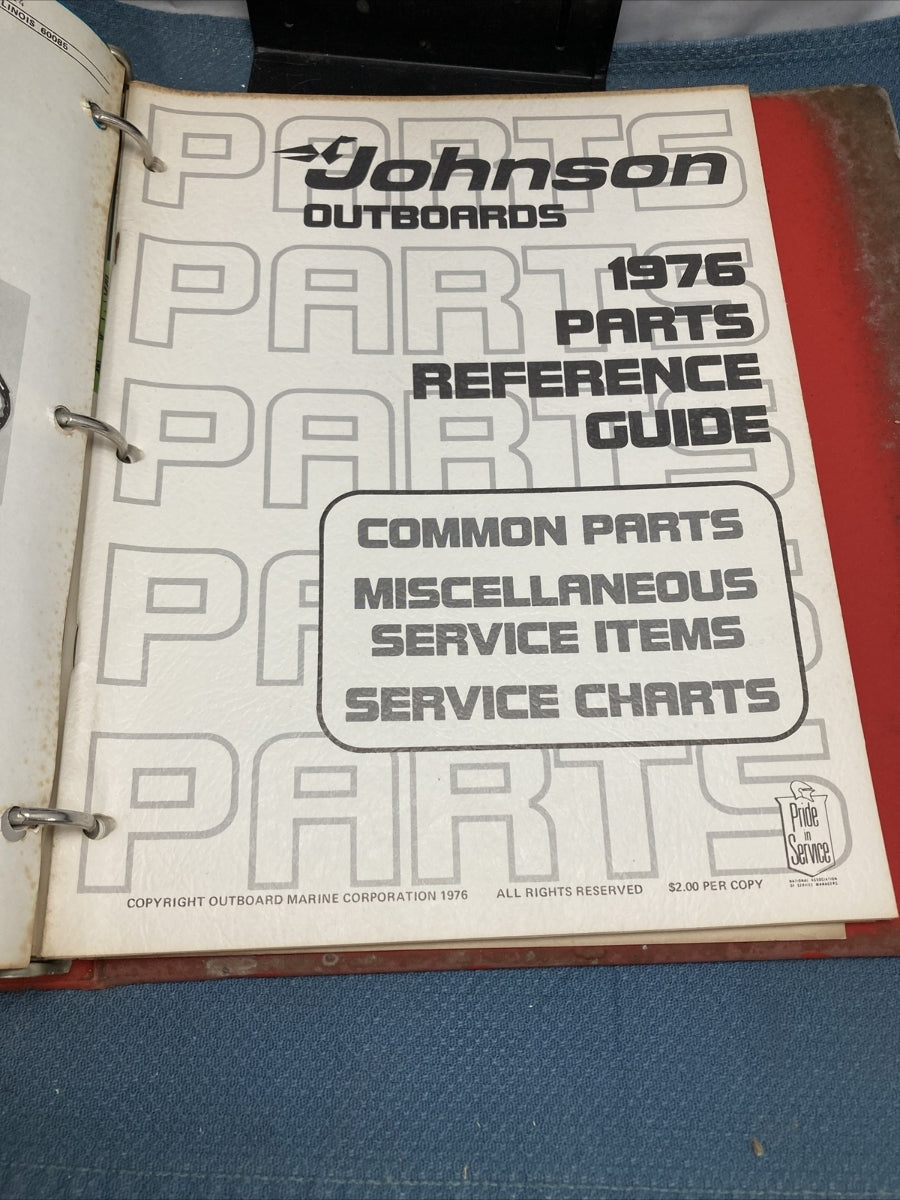 JOHNSON OUTBOARDS TRAINING CENTER SERVICE TECHNICIAN HANDBOOK