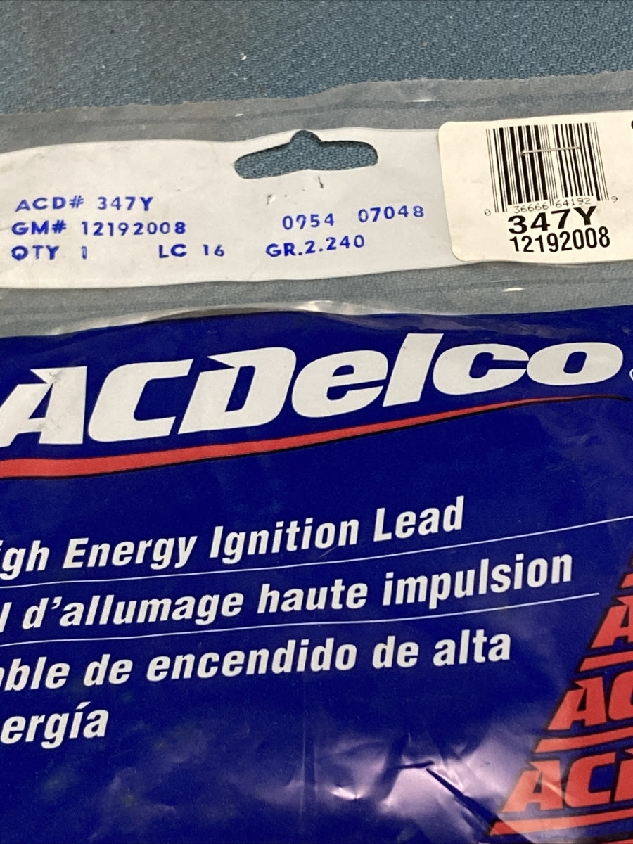 NEW ACDELCO 347Y IGNITION COIL LEAD WIRE GM 12192008 GR.2.240