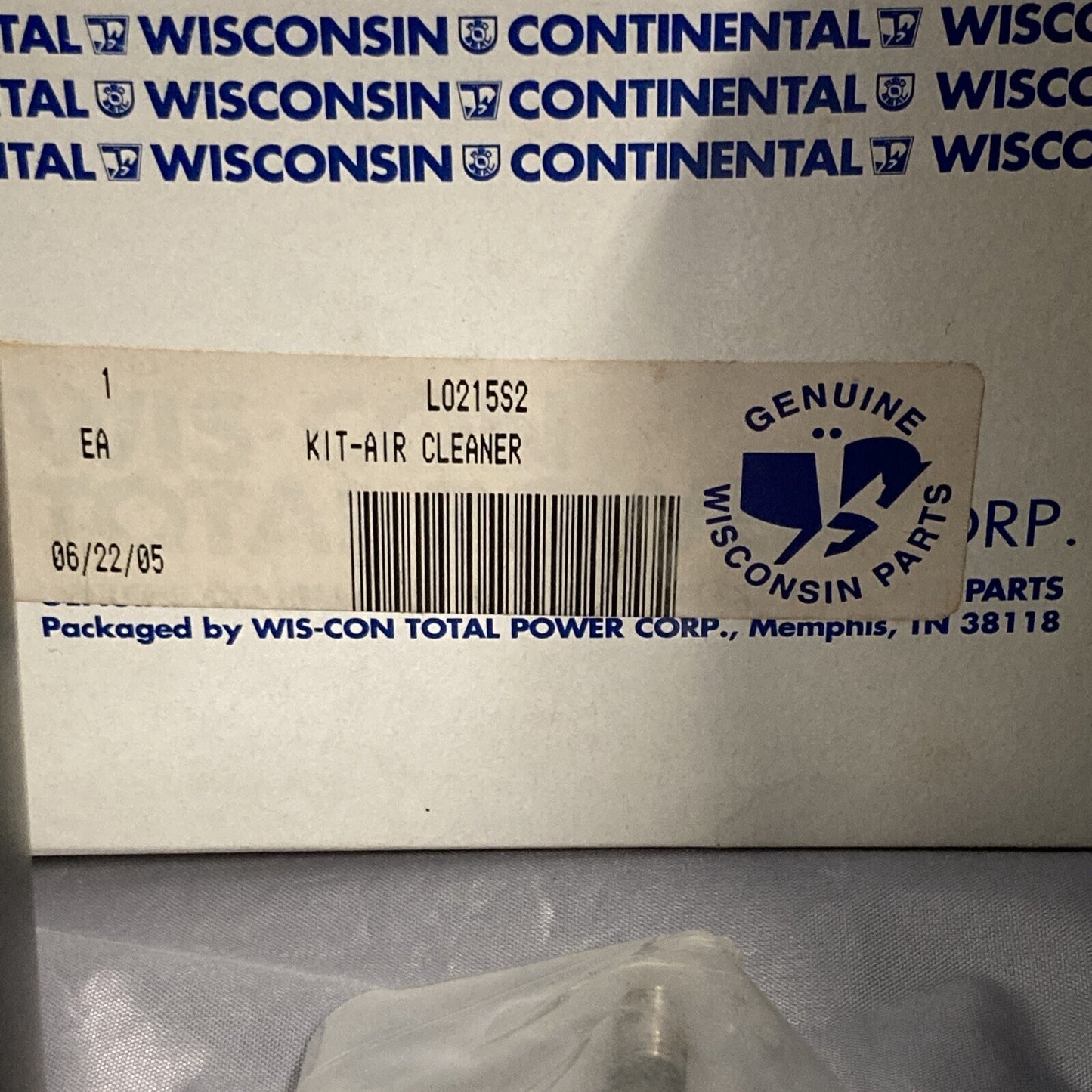 NEW WISCONSIN L0215S2 KIT-AIR CLEANER