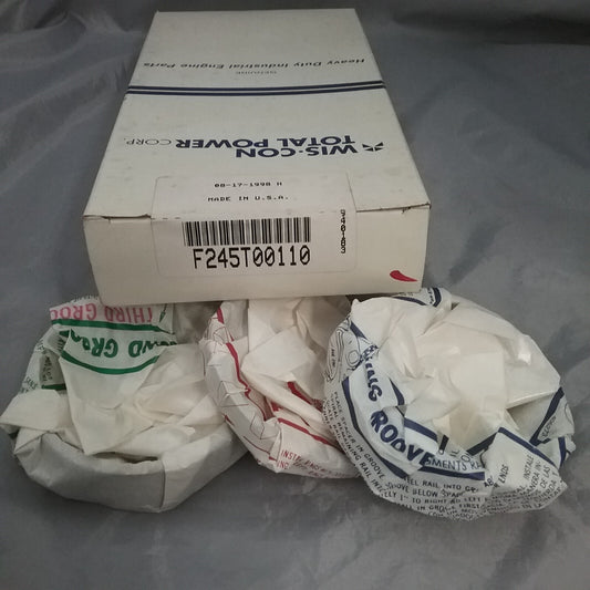 NEW WISCONSIN F245T00110 PISTON RING KIT