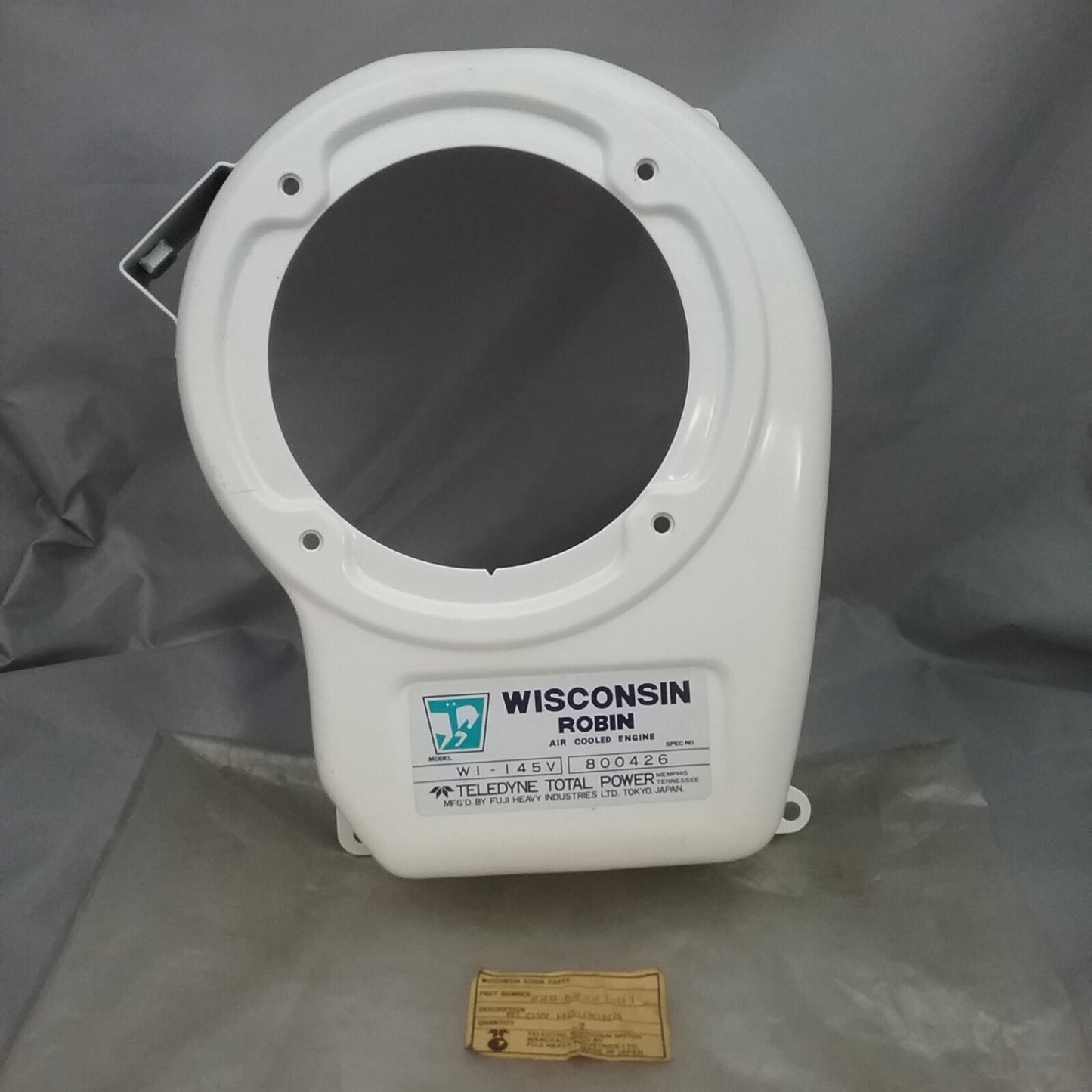 NEW WISCONSIN/ROBIN 226-52321-01 BLOWER HOUSING