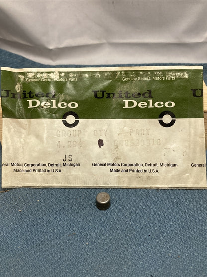 NEW ACDELCO 8620318 PARK PAWL SHAFT HOLE PLUG GM 8620318 GR.4.294