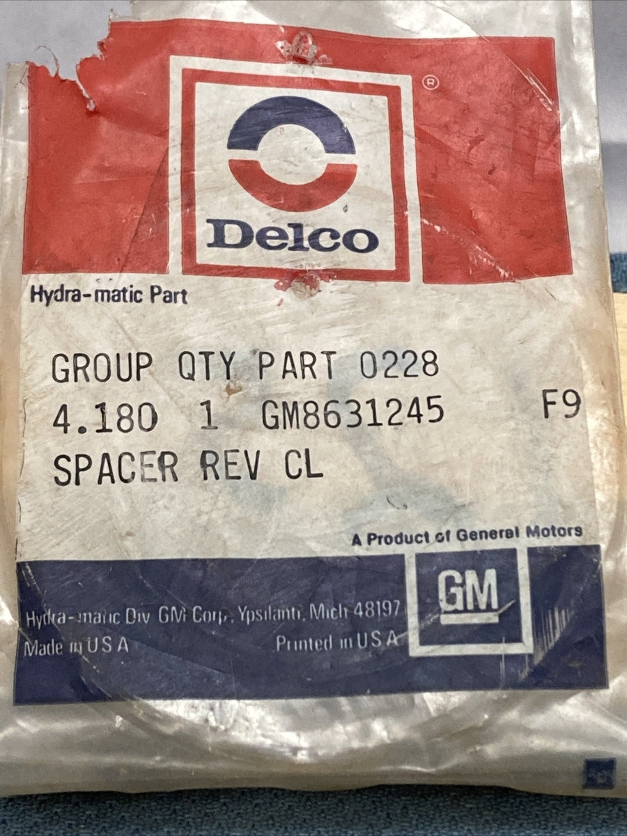 ACDELCO 8631245 SPACER, LOW & REV CLUTCH HOUSING GM 8631245 GR.4.180