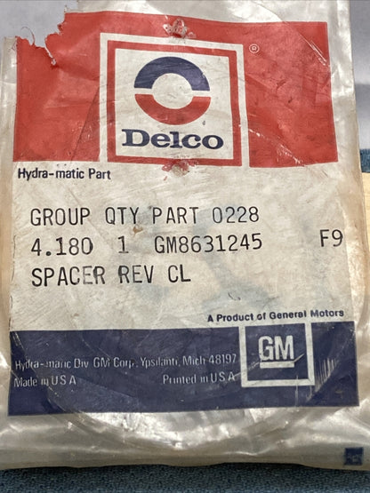 ACDELCO 8631245 SPACER, LOW & REV CLUTCH HOUSING GM 8631245 GR.4.180