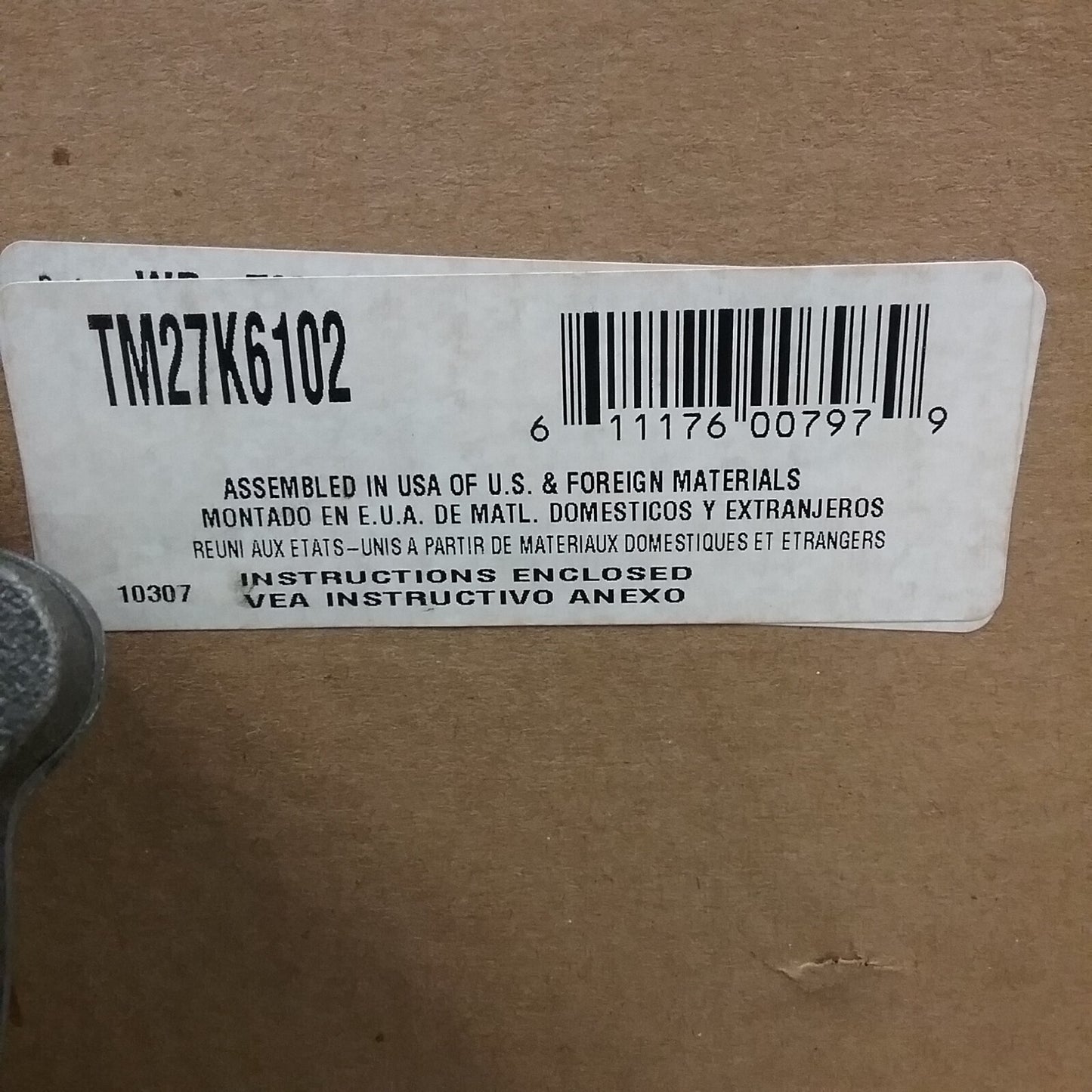 NEW CONTINENTAL TM27K6102 WATER PUMP