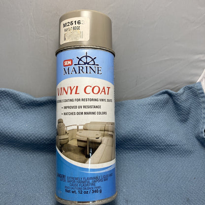 NEW SEM MARINE M25163 VINYL COAT RANGER BEIGE 12 OZ