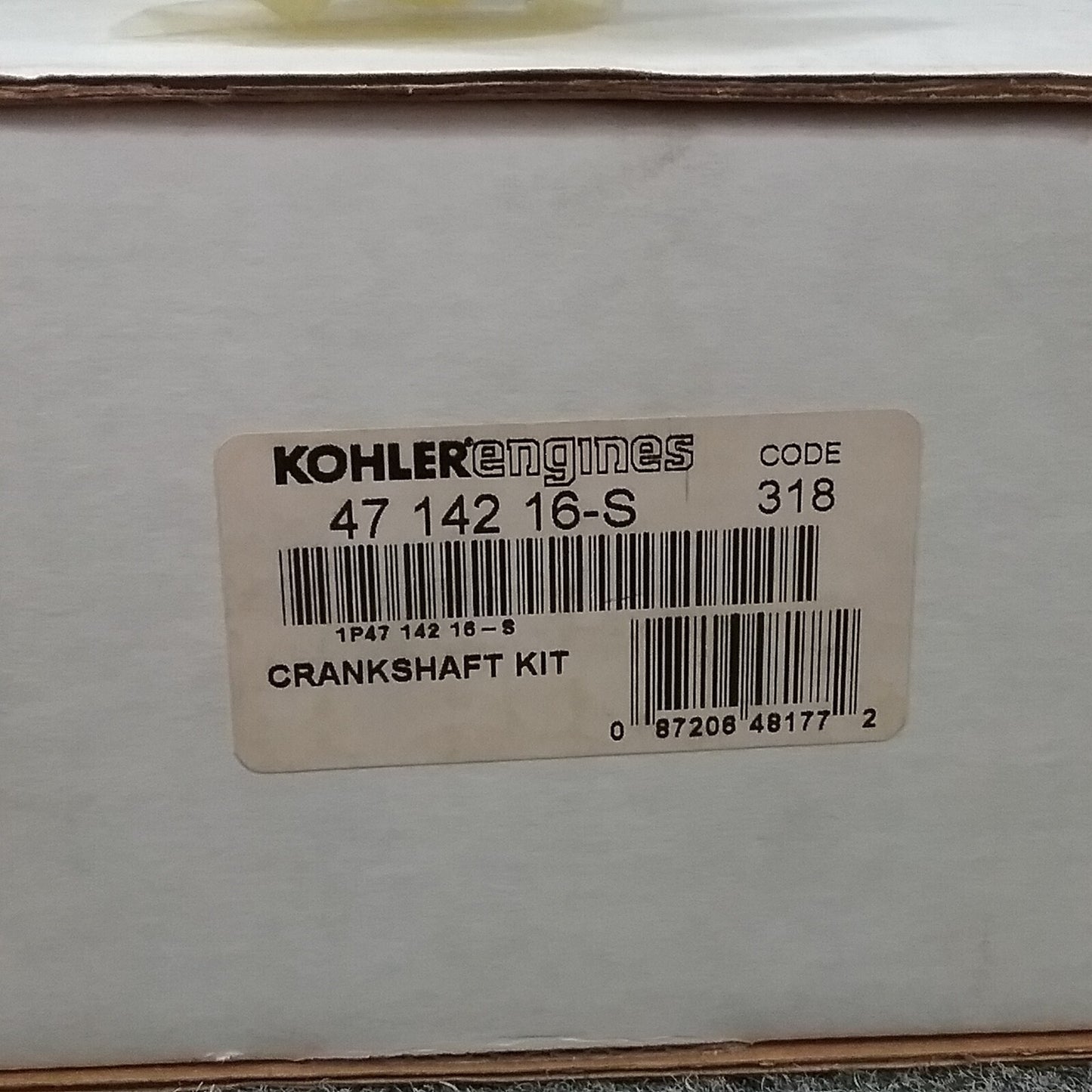 NEW GENUINE KOHLER 47 142 16-S CRANKSHAFT KIT superseded by 45 142 21-S