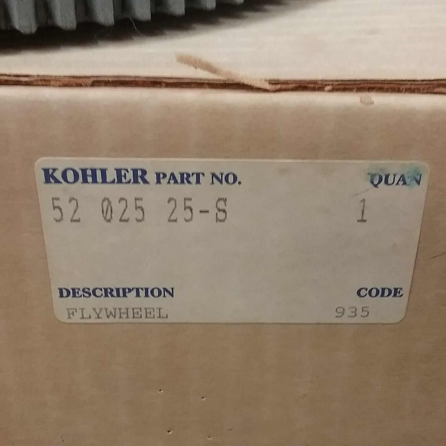 NEW GENUINE KOHLER 52 025 25-S FLYWHEEL