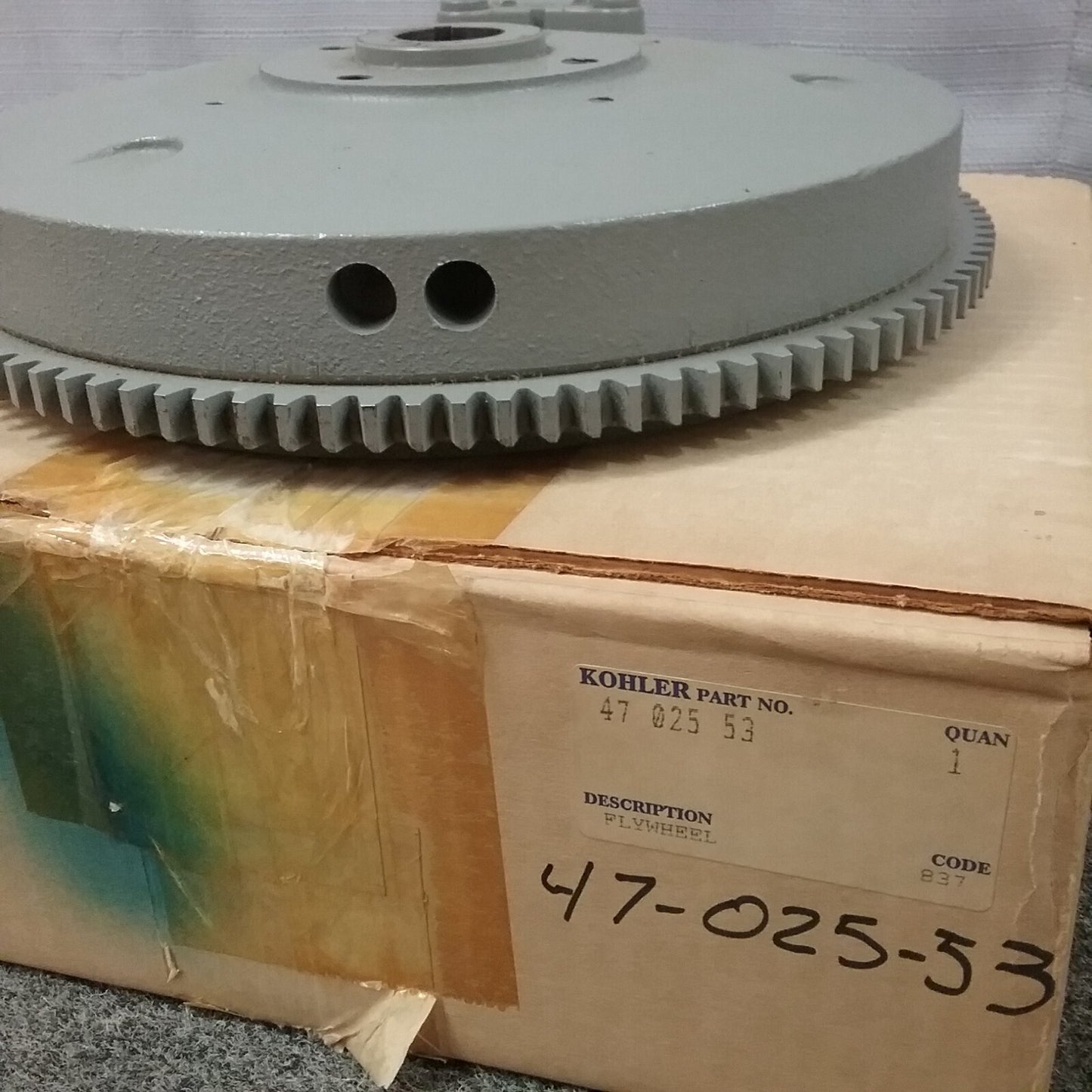 NEW GENUINE KOHLER 47 025 53-S FLYWHEEL