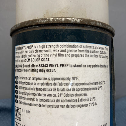 NEW SEM MARINE 38343 VINYL PREP 12OZ