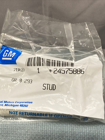 NEW GENUINE GM 24575886 STUD, CYLINDER HEAD GR 0.293