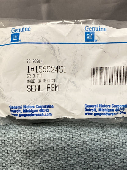 NEW GENUINE GM 15592451 SEAL ASSEMBLY 1985-1997 GR 3.611