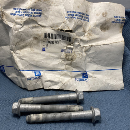 QTY 3, NEW GENUINE GM 88891757 Engine Cylinder Head Bolt 11518992