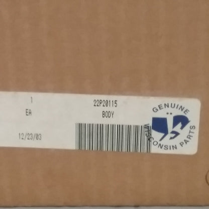 NEW WISCONSIN 22P20115 AIR CLEANER BODY OIL CUP