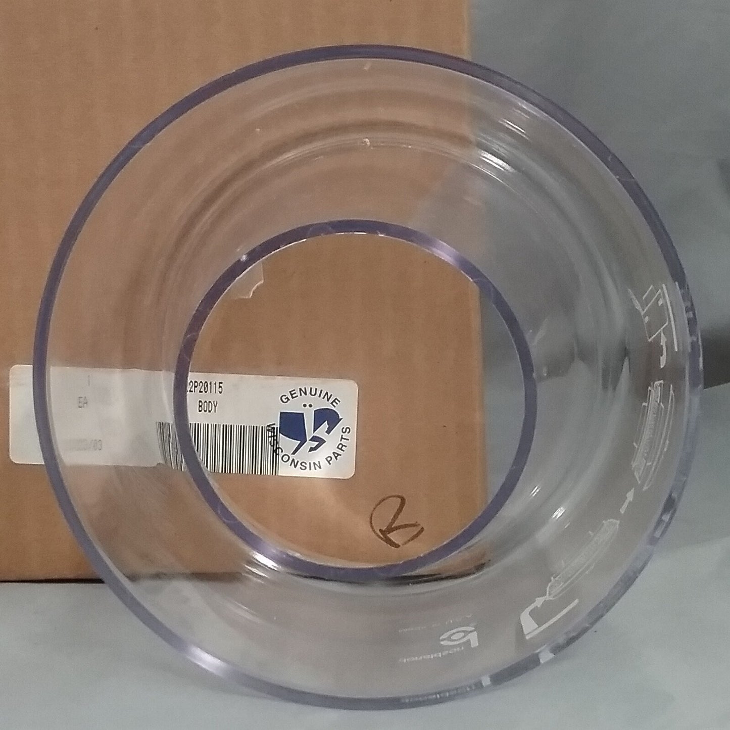 NEW WISCONSIN 22P20115 AIR CLEANER BODY OIL CUP