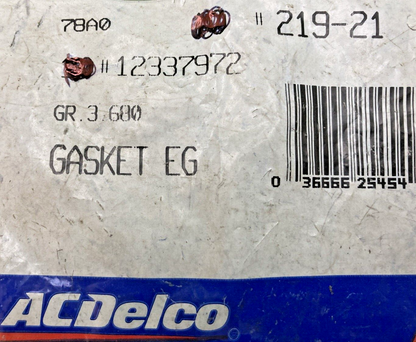 QTY 2 NEW ACDELCO 219-21 GASKET, EGR VALVE GM 12337972 GR 3.680