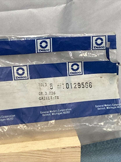 QTY 5 NEW ACDELCO 40-695 FUEL INJECTION THROTTLE MOUNTING GASKET GM 10129566